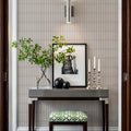 Bamboo Stripes, Sand Mural Wallpaper - room preview 04