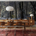Winter's Passage Forest Mural Wallpaper - room preview 04