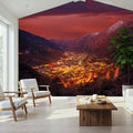 Crimson Valley Vista Mural Wallpaper - room preview 04