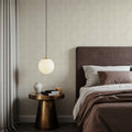 Seeing Stripes Beige Beige Mural Wallpaper - room preview 04