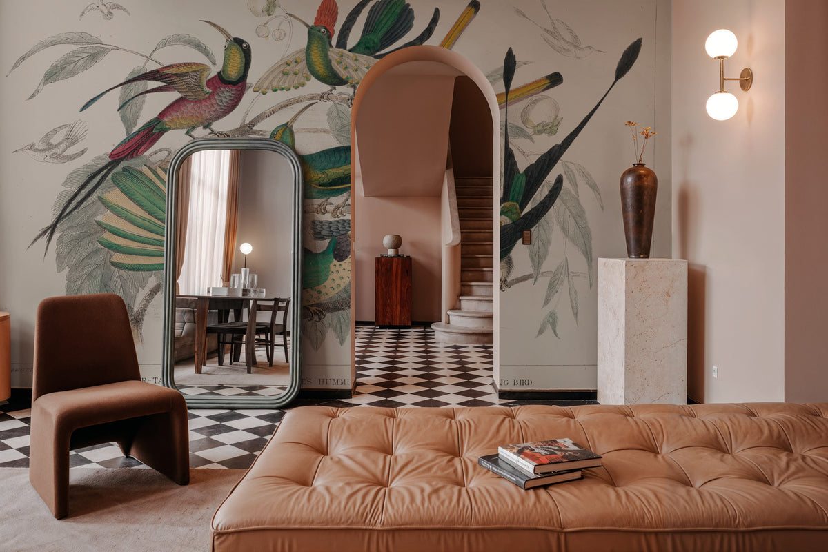 Hummingbird Study Mural Wallpaper - room preview 04