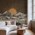 Mountainscape NA06 Mural Wallpaper - room preview 04