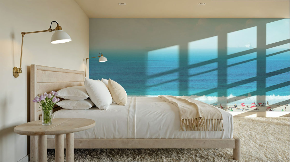 Copacabana Beach Mural Wallpaper - room preview 04