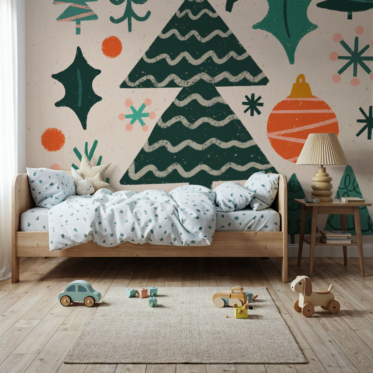 Warm Wishes IV Mural Wallpaper - room preview 04