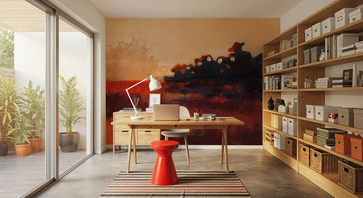 Sunset Glow Mural Wallpaper - room preview 04