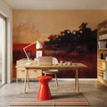 Sunset Glow Mural Wallpaper - room preview 04