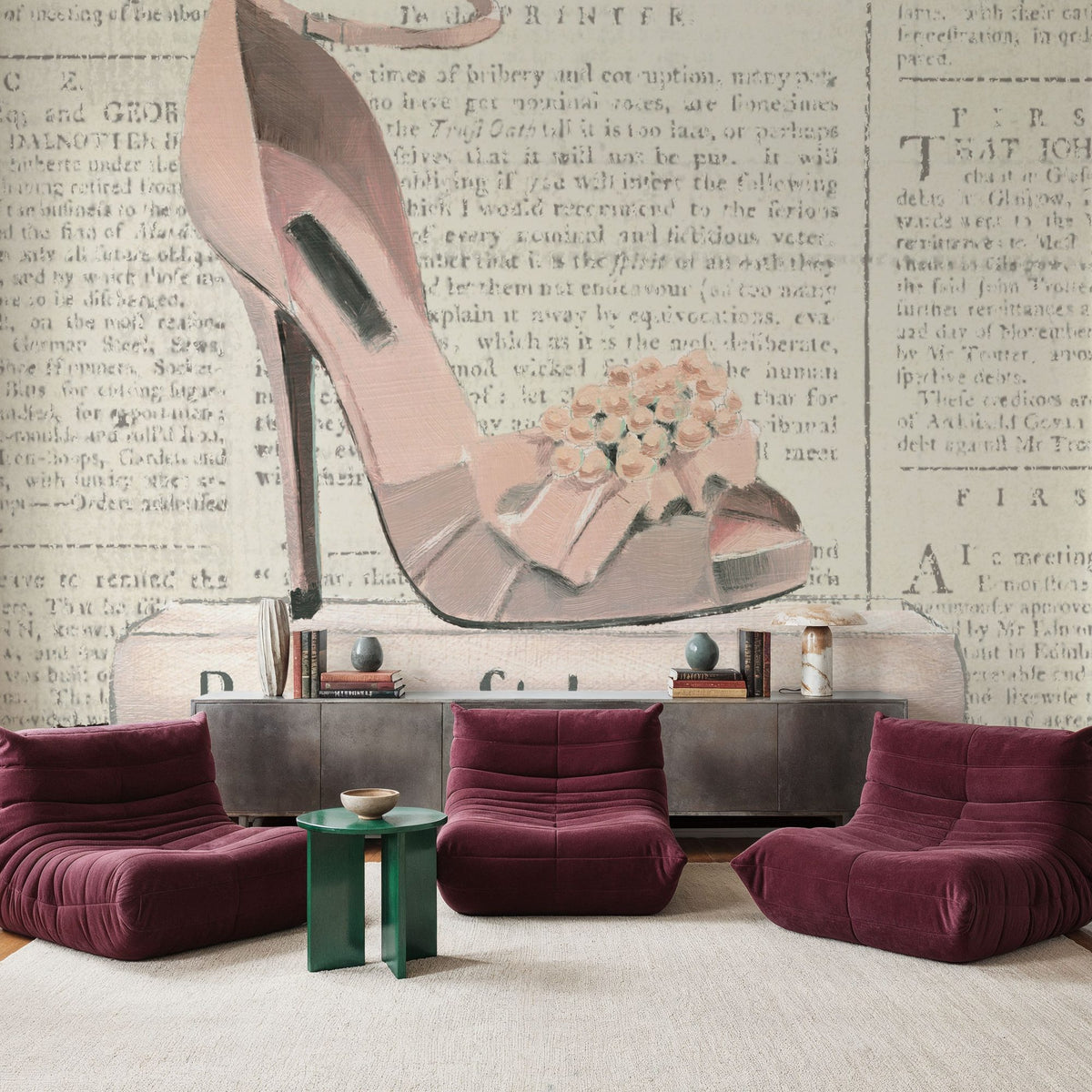 Fashion Magazine I Cover Mural Wallpaper - room preview 04