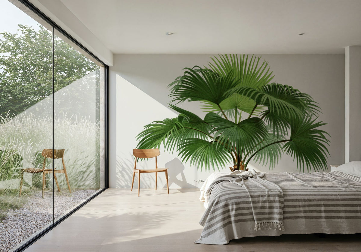 Vintage Palm Tree IV Mural Wallpaper - room preview 04
