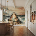 Endless Pier Into the Horizon Mural Wallpaper - room preview 04
