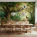 Harmony Amongst Jungle Dwellers Mural Wallpaper - room preview 04