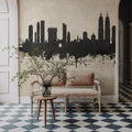 Mumbai Skyline India Bombay Concrete Mural Wallpaper - room preview 04