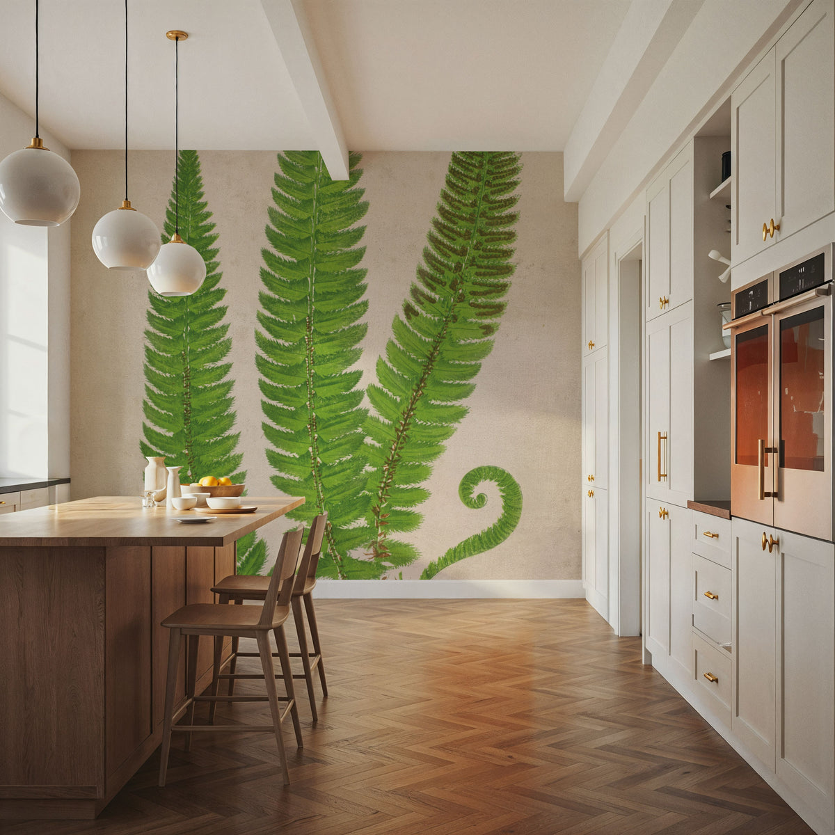 Forest Fern I Mural Wallpaper - room preview 04
