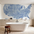 US State Map - Iria Mural Wallpaper - room preview 04