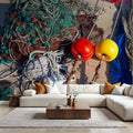Mediterranean Fishing Nets Mural Wallpaper - room preview 04