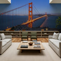 Golden Gate Bridge Mural Wallpaper - room preview 04