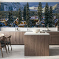 Post Hotel Lake Louise Mural Wallpaper - room preview 04