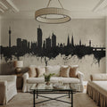 Vienna Austria Skyline Concrete Mural Wallpaper - room preview 04