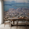 Downtown Miami Mural Wallpaper - room preview 04