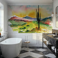 Desert Sunrise Mural Wallpaper - room preview 04