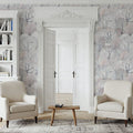 White Forest Treetops Mural Wallpaper - room preview 04