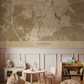 Cambridge Ochre Mural Wallpaper - room preview 04