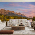 Bow River Watch Mural Wallpaper - room preview 04