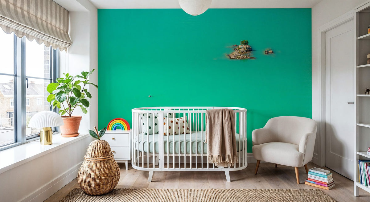 Day At the Lake Mural Wallpaper - room preview 04