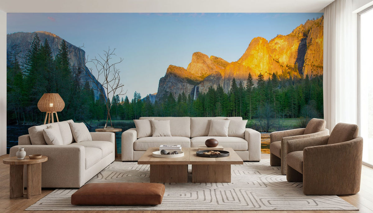 Merced River Mural Wallpaper - room preview 04