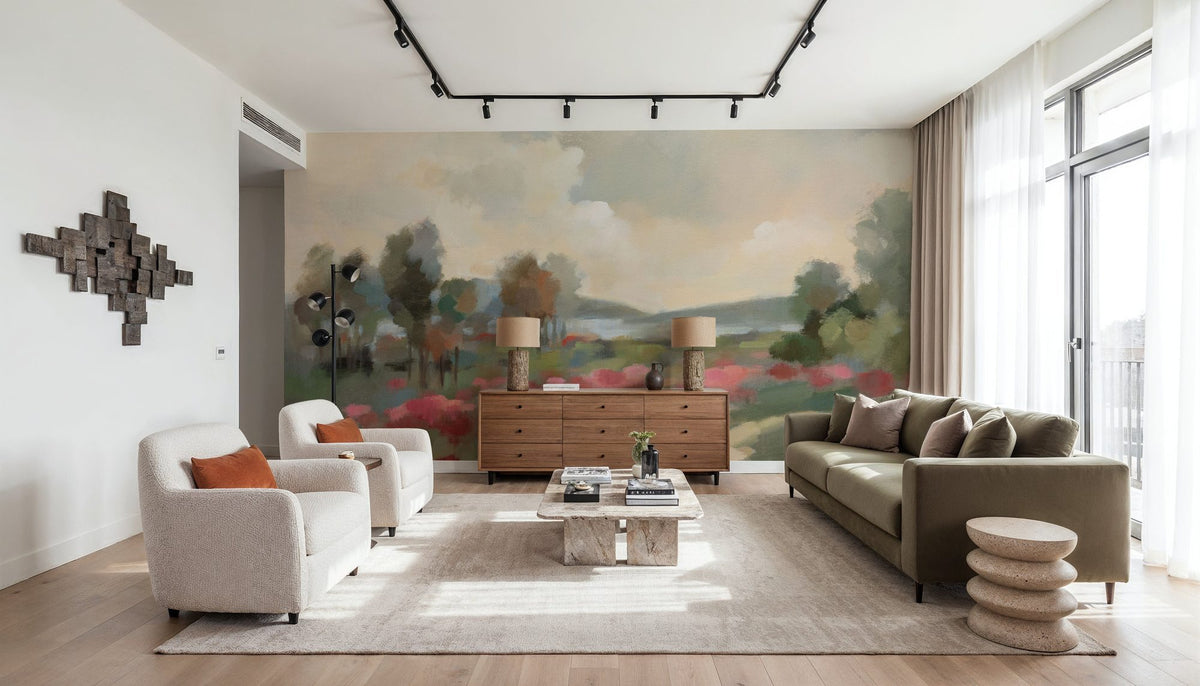 Path to the Lake Mural Wallpaper - room preview 04