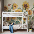 Sunflower Season Mural Wallpaper - room preview 04
