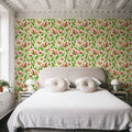 Horned Tulips Mural Wallpaper - room preview 04