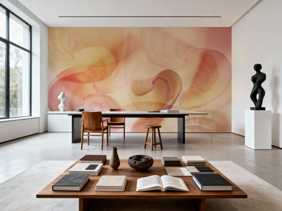 Dancing Leaves Mural Wallpaper - room preview 04