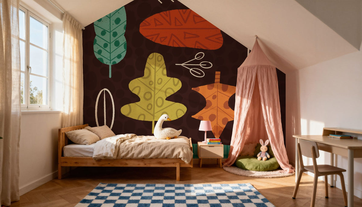 Fall Fun VII Mural Wallpaper - room preview 04