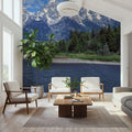 Mountain River Serenity Mural Wallpaper - room preview 04