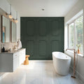 Faux Wall Panel Moulding, Pine Mural Wallpaper - room preview 04