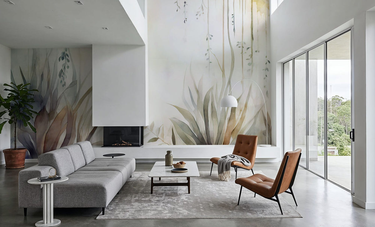 Transparent Garden Fall Mural Wallpaper - room preview 04