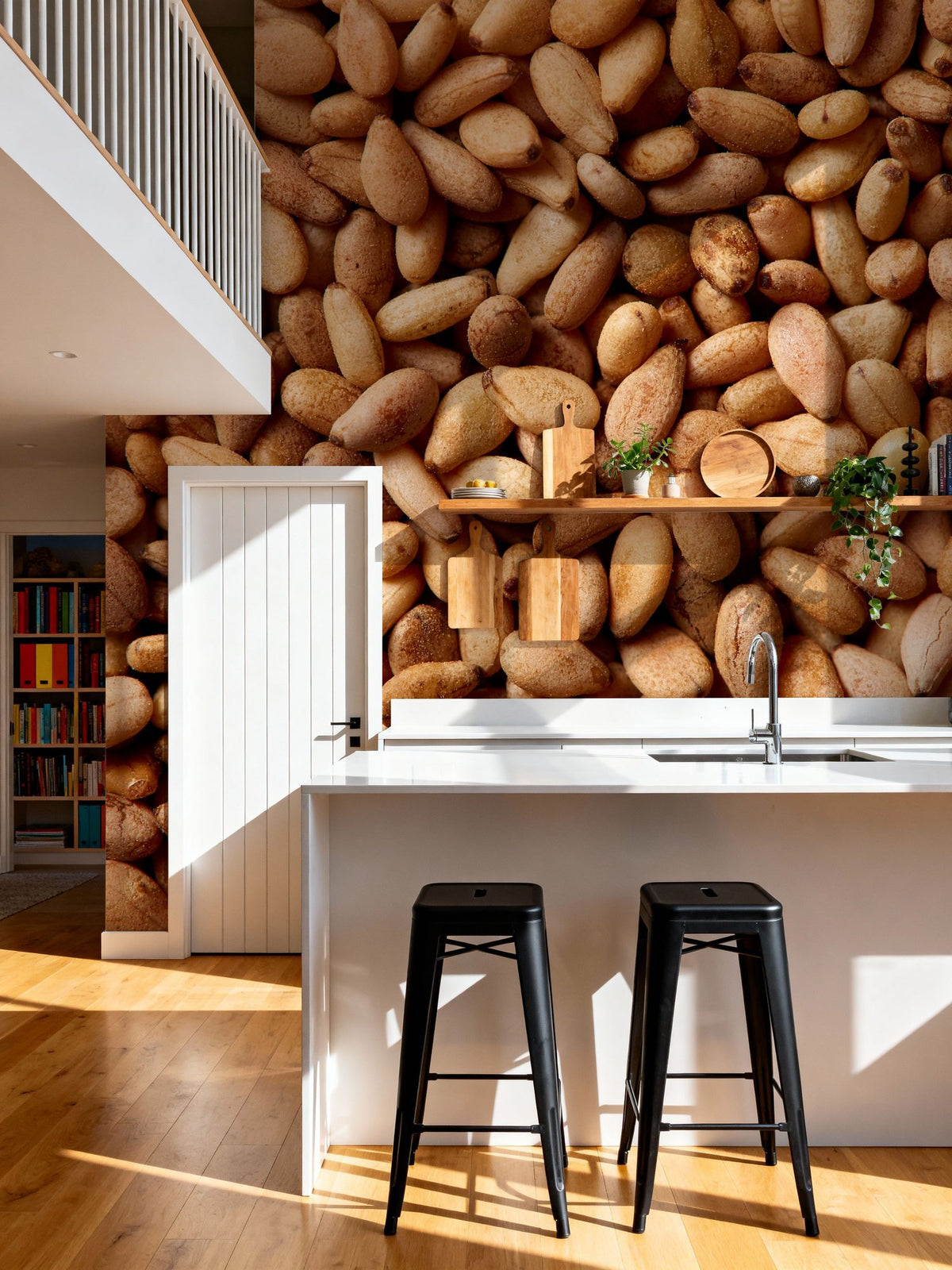 Pine Nut Harvest Mural Wallpaper - room preview 04