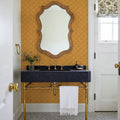 Coastal Scales Yellow Mural Wallpaper - room preview 04