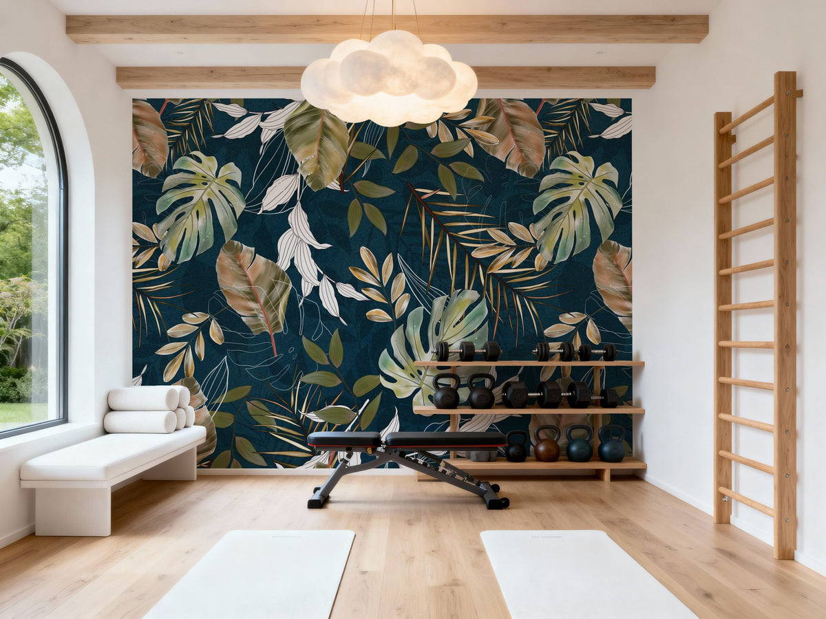 Fall Winds Ahead Mural Wallpaper - Neutral Tone - room preview 04