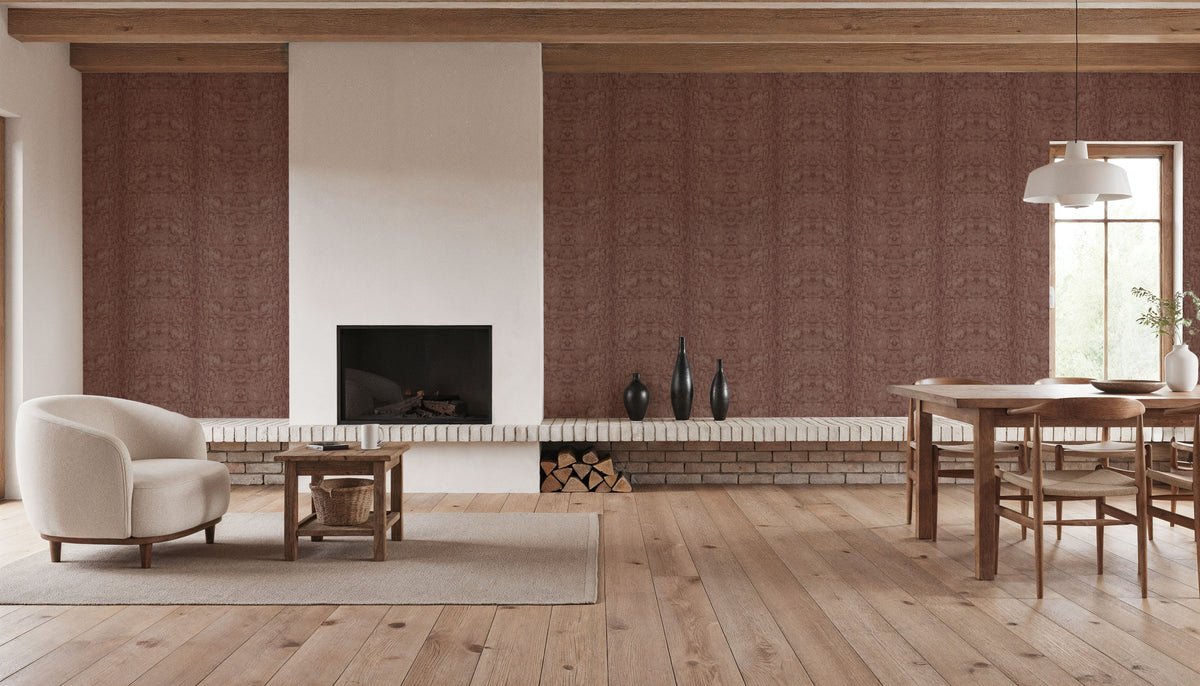 Burl Wood, Toasted Mural Wallpaper - room preview 04