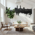 Toulouse France Skyline Black & White Mural Wallpaper - room preview 04
