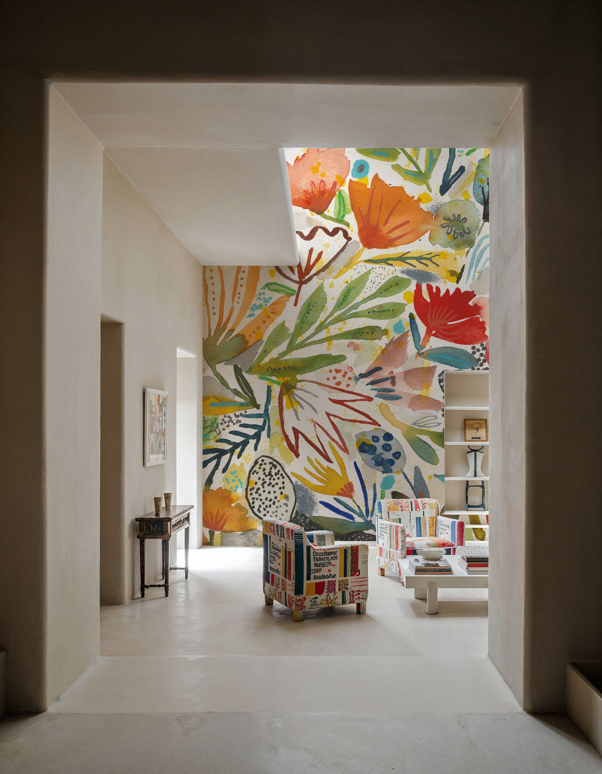 Forte Florals I Mural Wallpaper - room preview 04