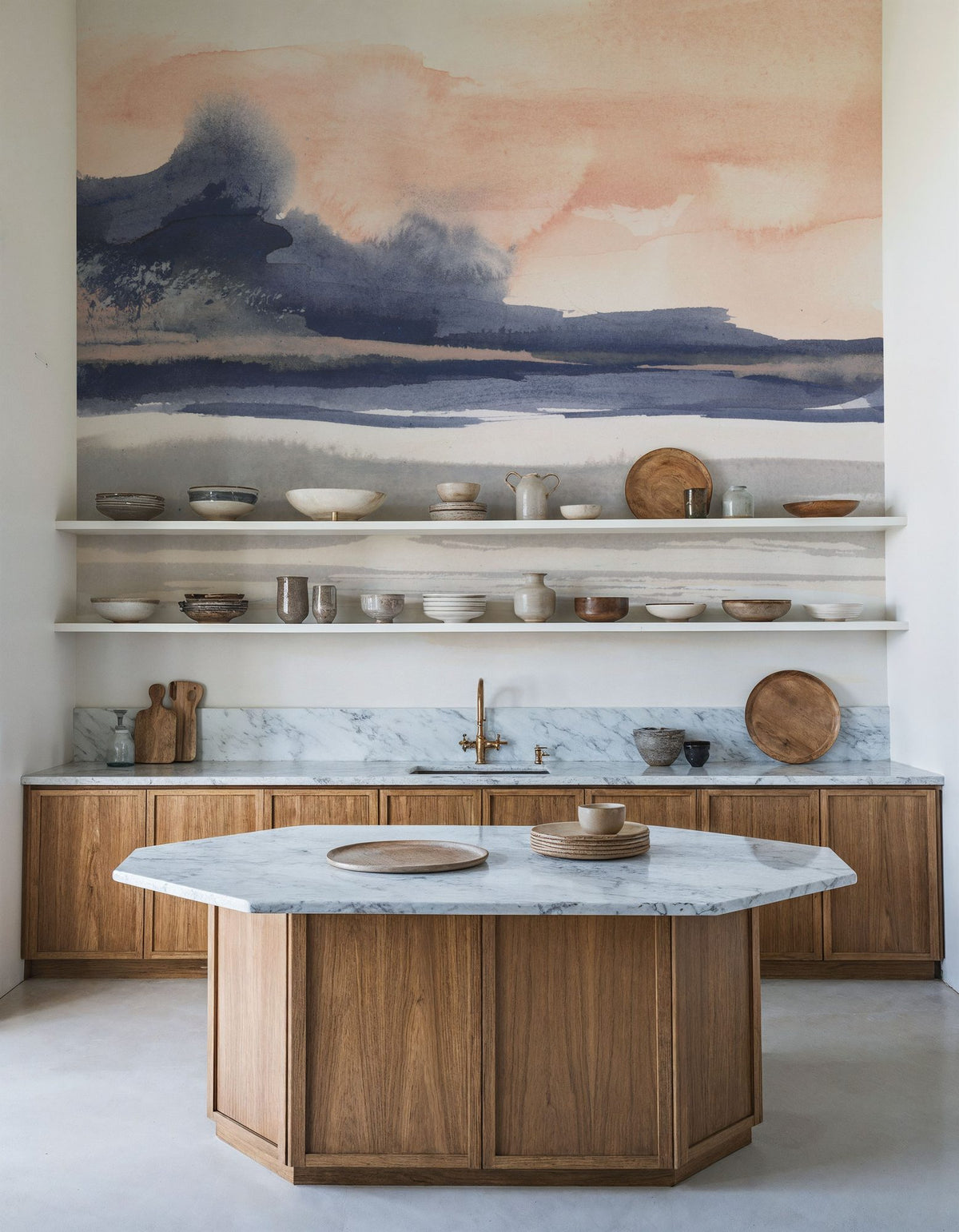 Dusk Dunes II Mural Wallpaper - room preview 04