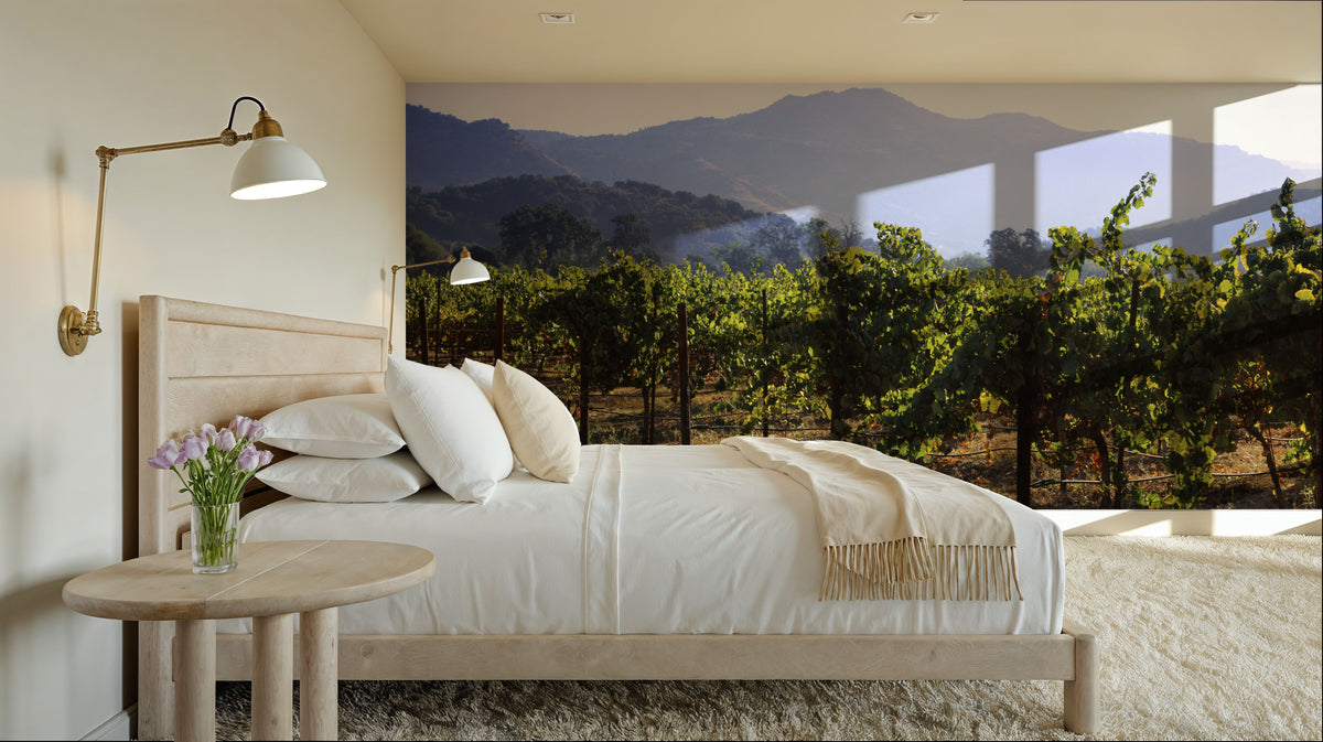 Napa Grape Vines Mural Wallpaper - room preview 04