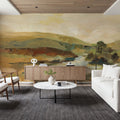 Valley River Mural Wallpaper - Purple Tone - room preview 04