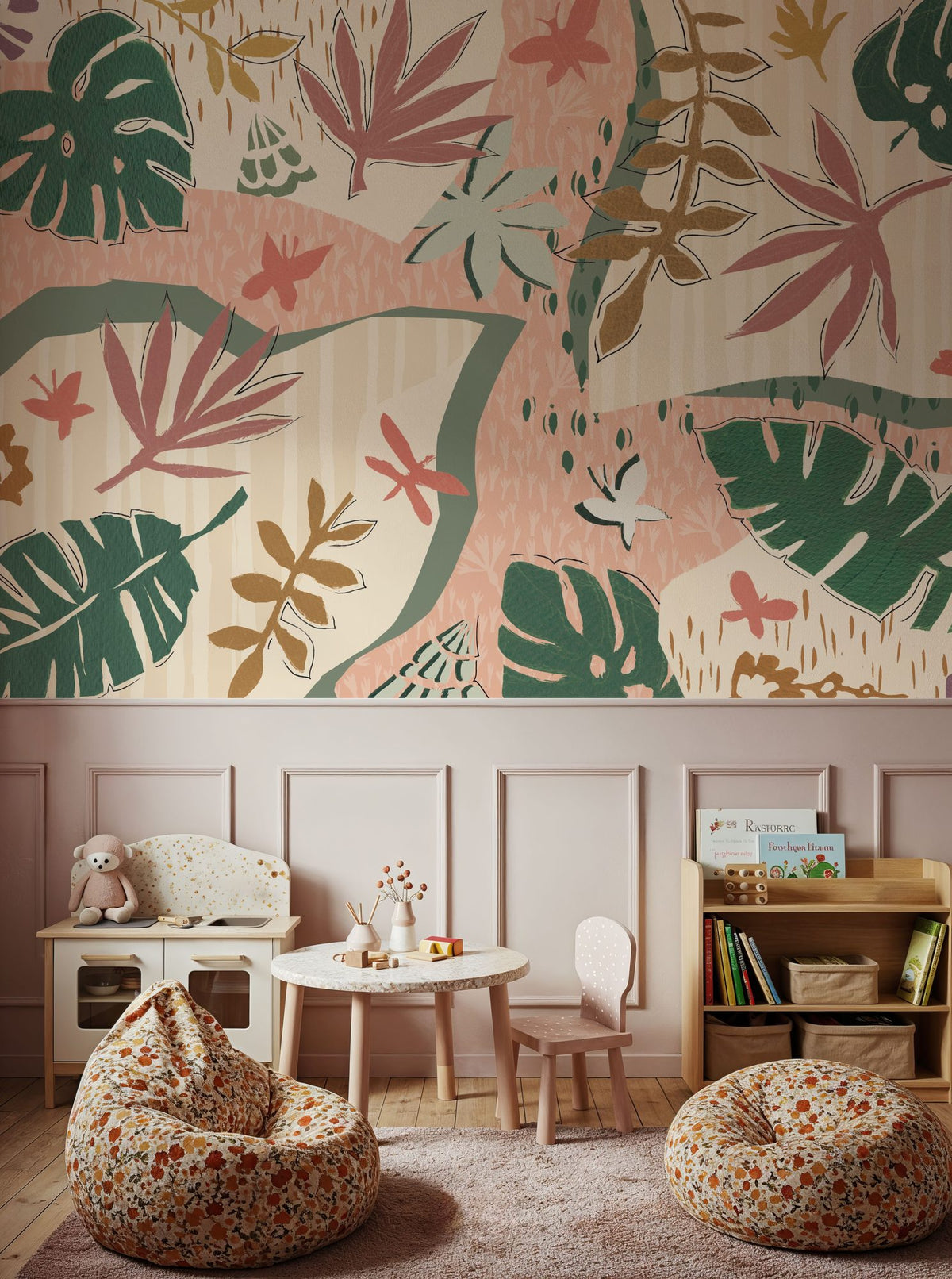 Desert Flair Pink River Mural Wallpaper - room preview 04