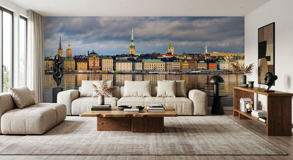 Harbor Reflections Mural Wallpaper - room preview 04