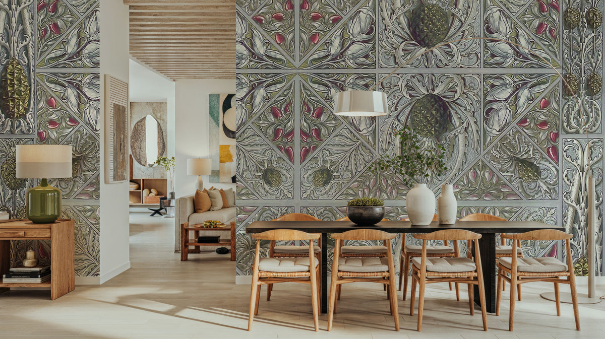 Pineapple Deco Mural Wallpaper - room preview 04