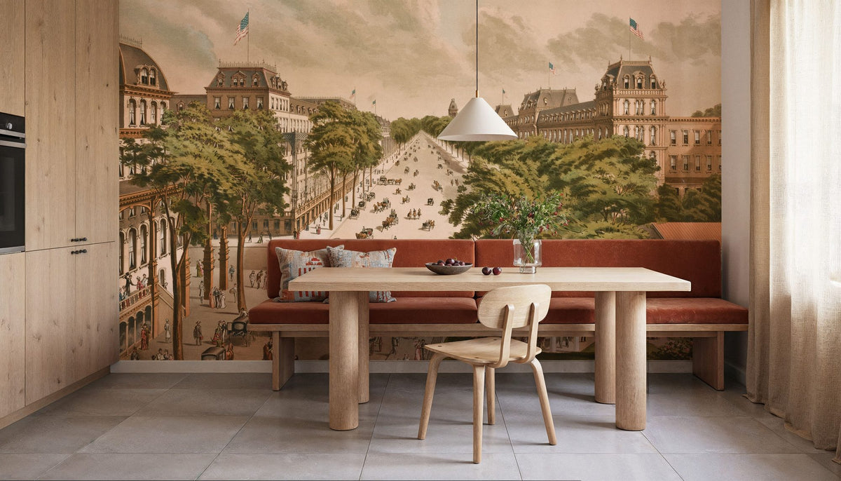 Dwellpaper Vintage Saratoga Springs, New York Mural Wallpaper image 4