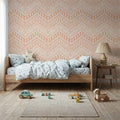 Macrame Jigsaw Coral Mural Wallpaper - room preview 04